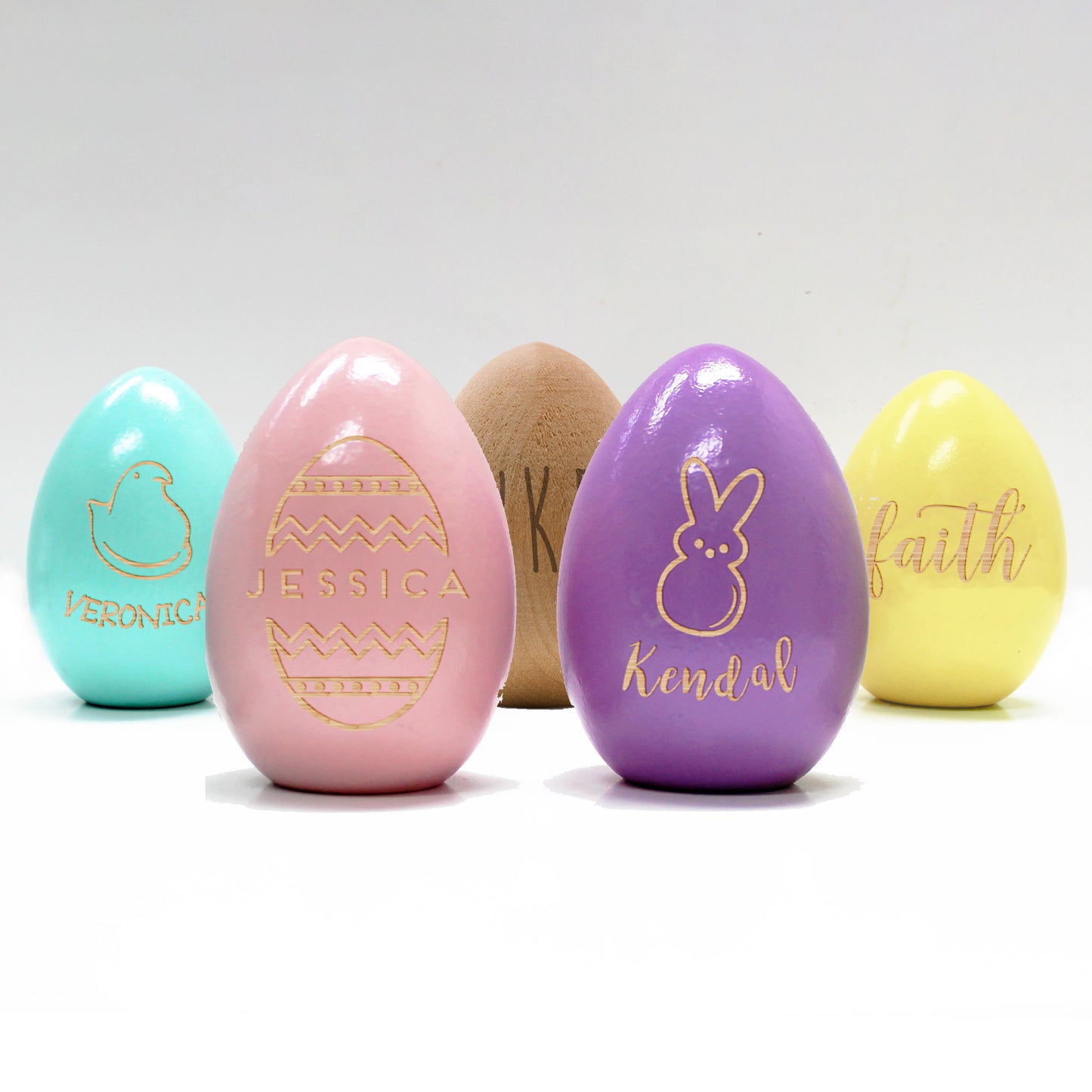 Personalized Wood Easter Eggs | A Reef