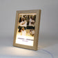 Night Light Photo Frame with Warm Light | Heart