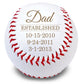 Personalized Leather Baseballs | Dad Established