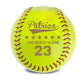 Personalized Leather Softball | Patricia