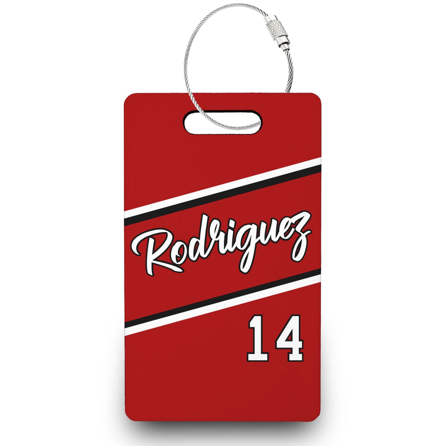 Personalized Baseball Bag Tag | Rodriguez