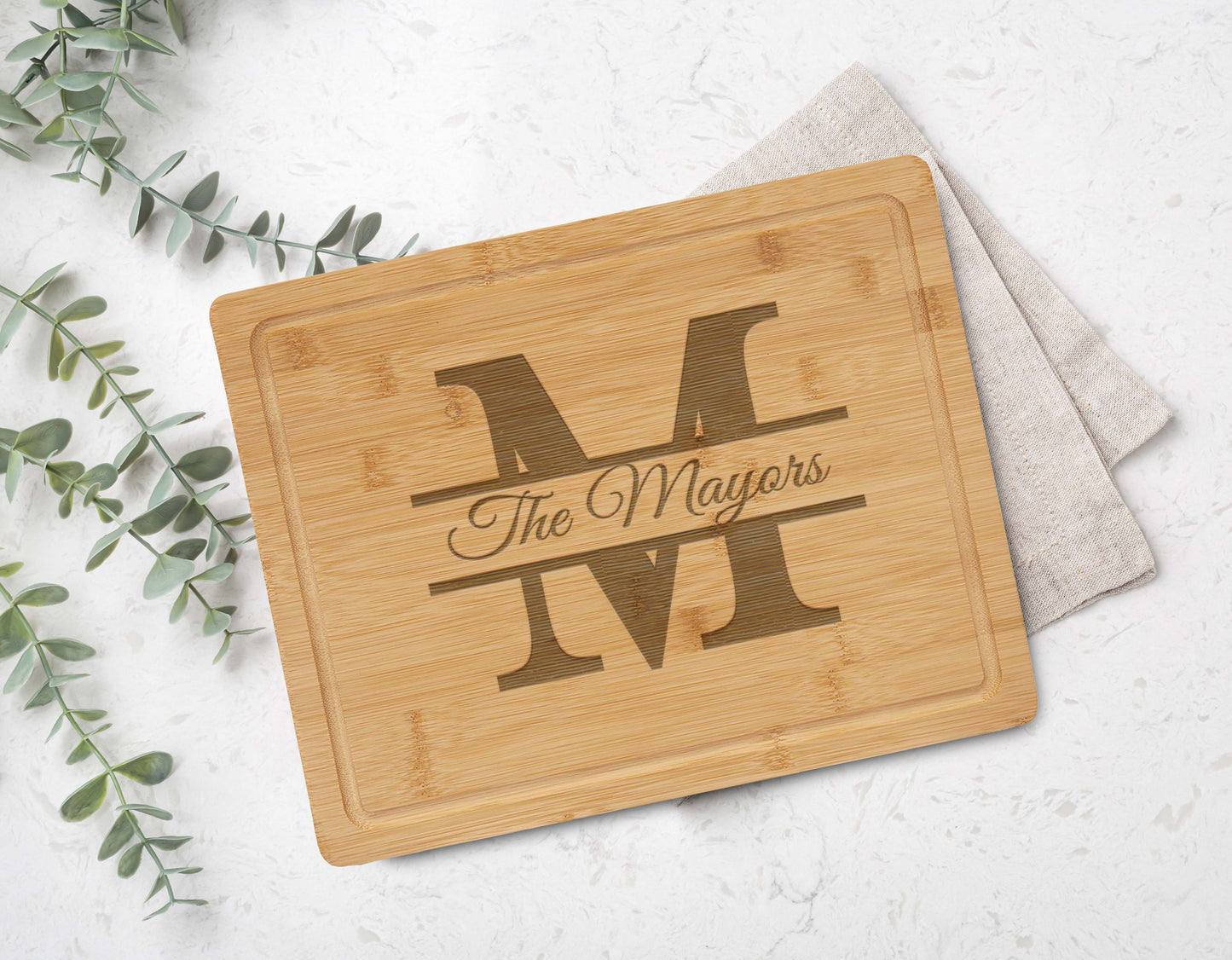 Personalized Cutting Board | Bamboo 12" x 9"