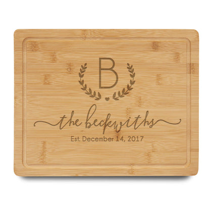 Personalized Cutting Board | Bamboo 12" x 9"