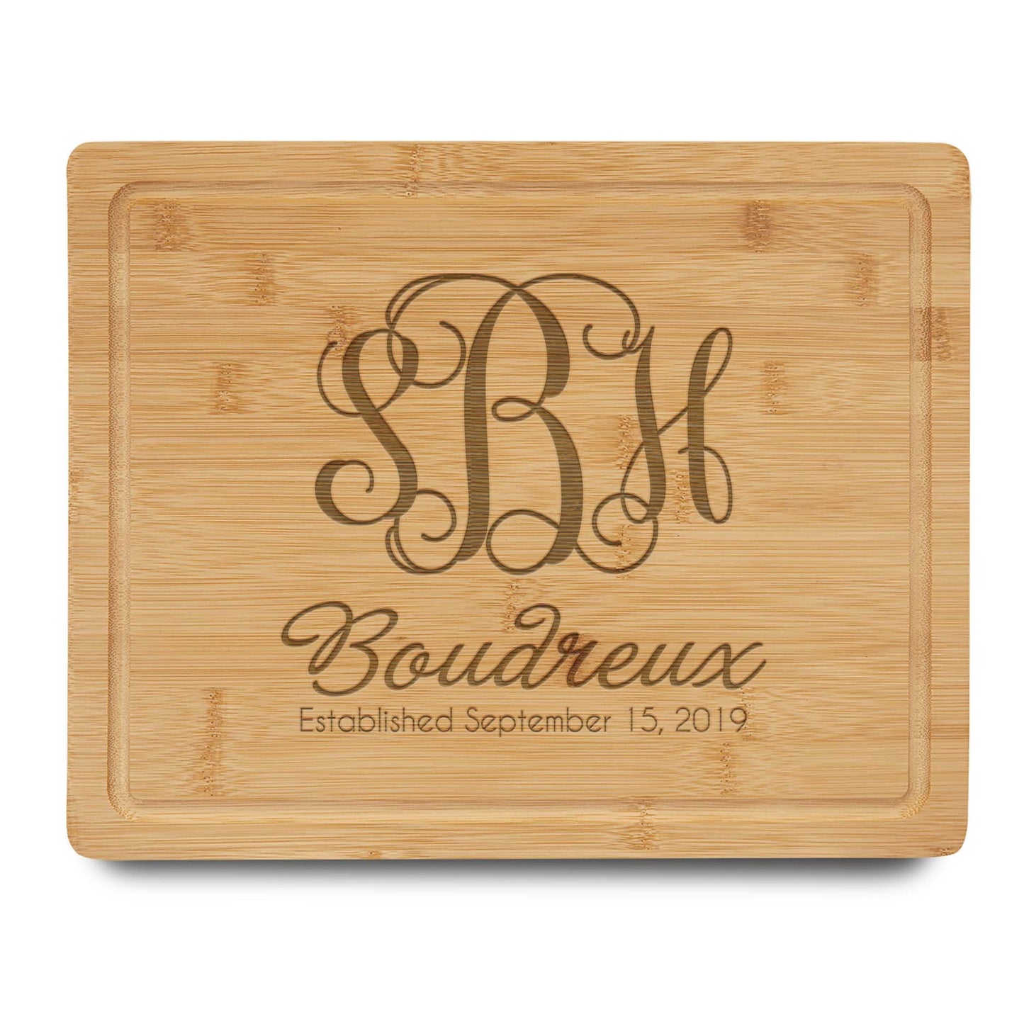 Personalized Cutting Board | Bamboo 12" x 9"