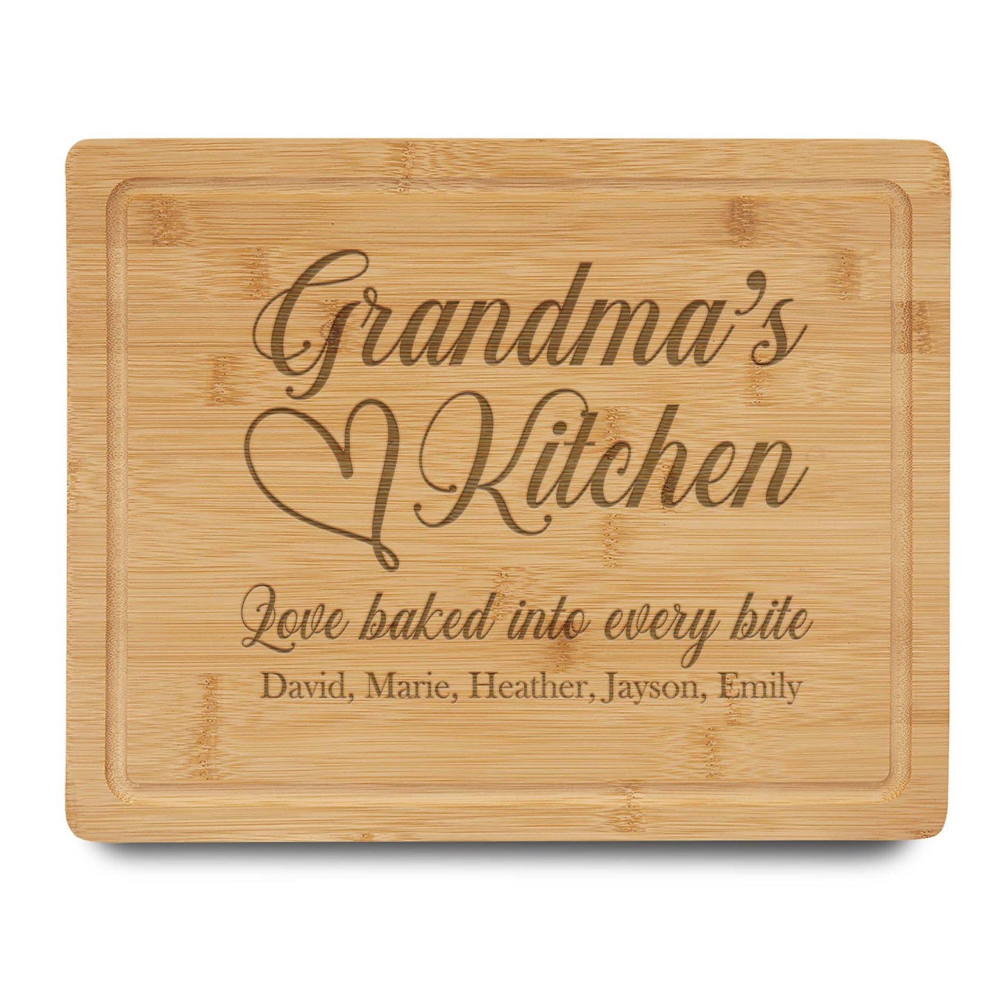 Personalized Cutting Board | Bamboo 12" x 9"