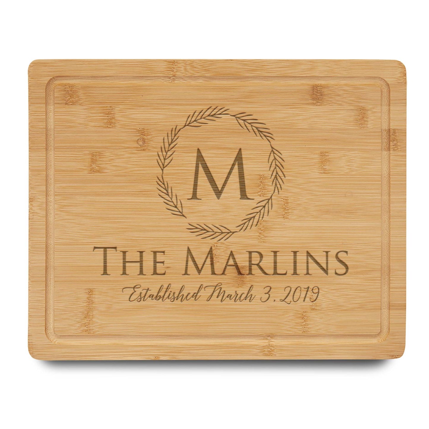 Personalized Cutting Board | Bamboo 12" x 9"