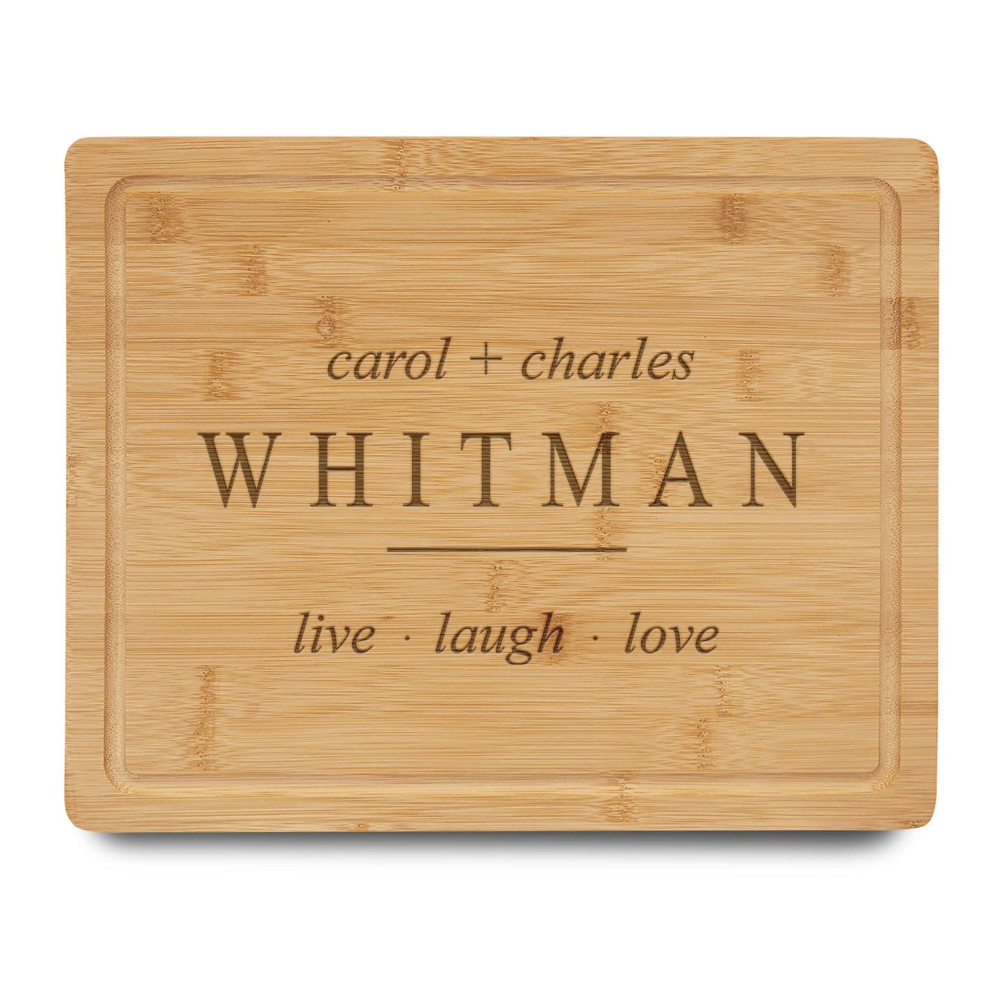 Personalized Cutting Board | Bamboo 12" x 9"