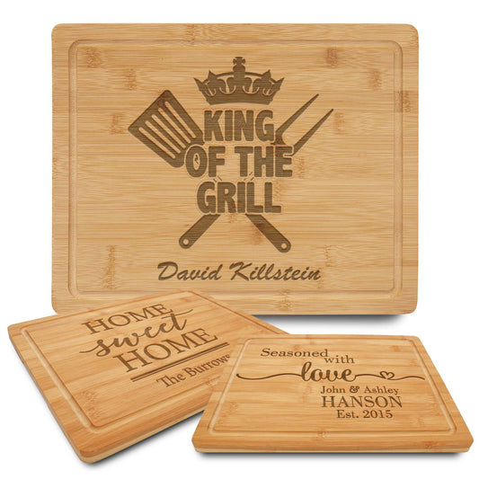 Personalized Cutting Board | Bamboo 12" x 9"