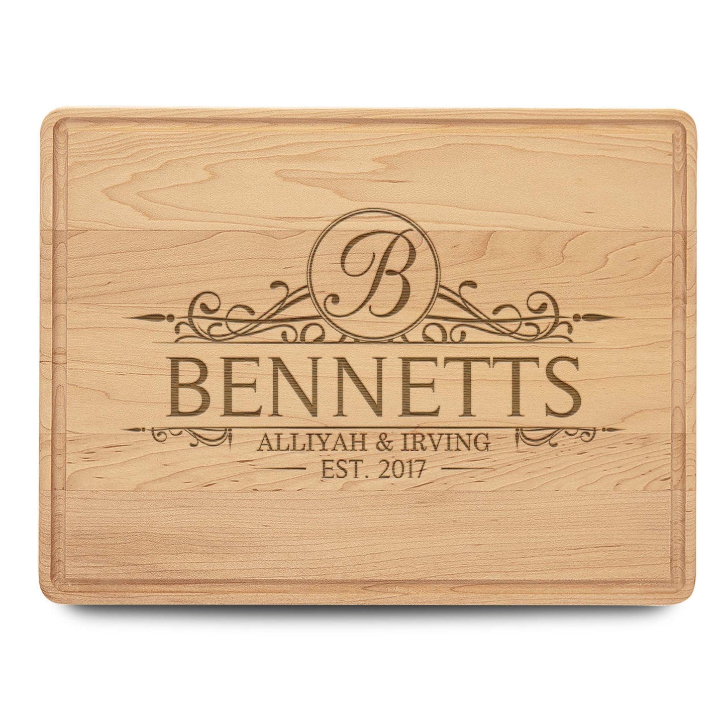 Personalized Cutting Board | Maple 14" x 10"