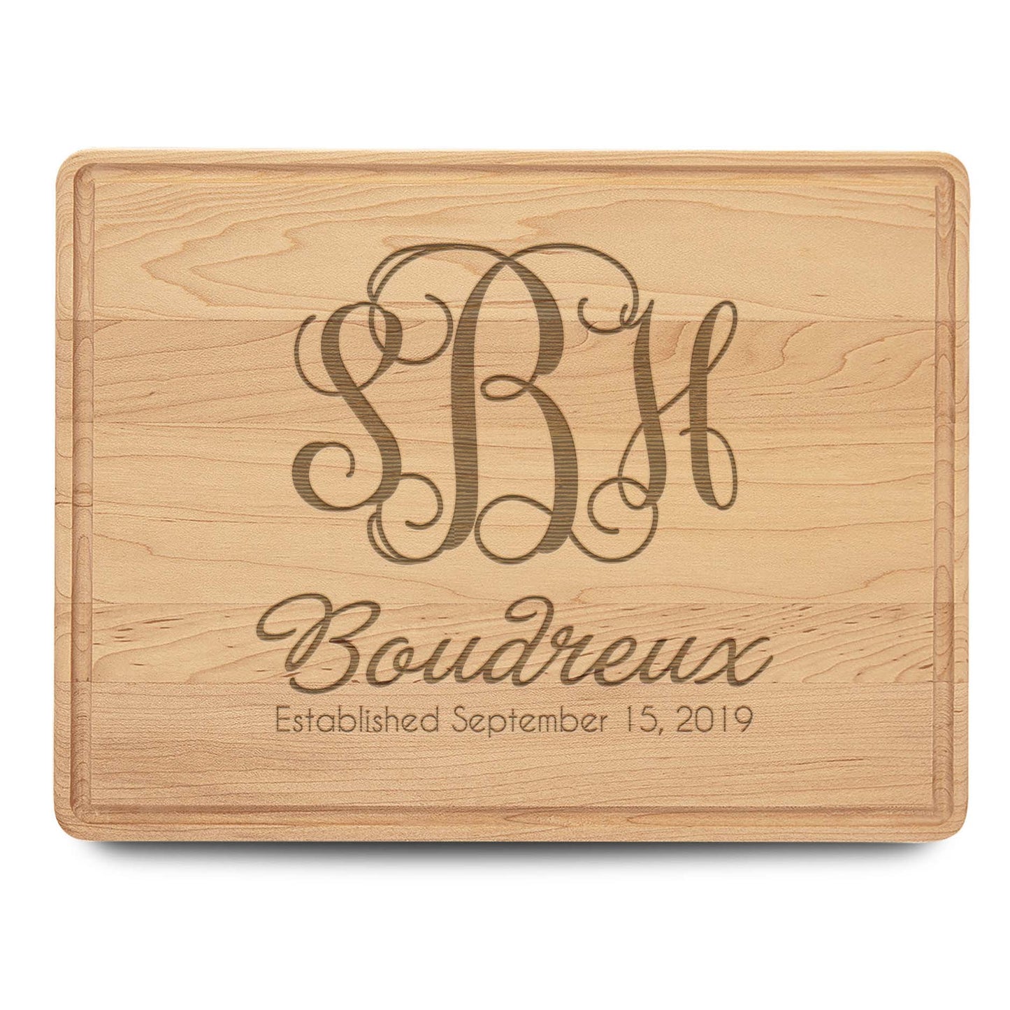 Personalized Cutting Board | Maple 14" x 10"