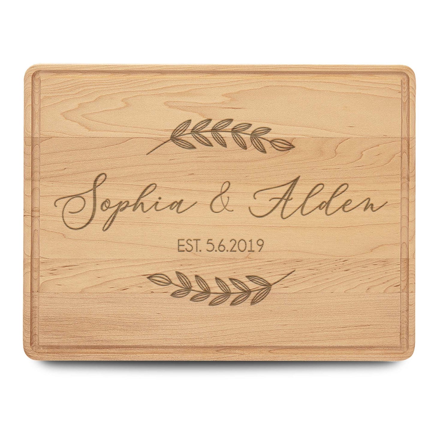 Personalized Cutting Board | Maple 14" x 10"