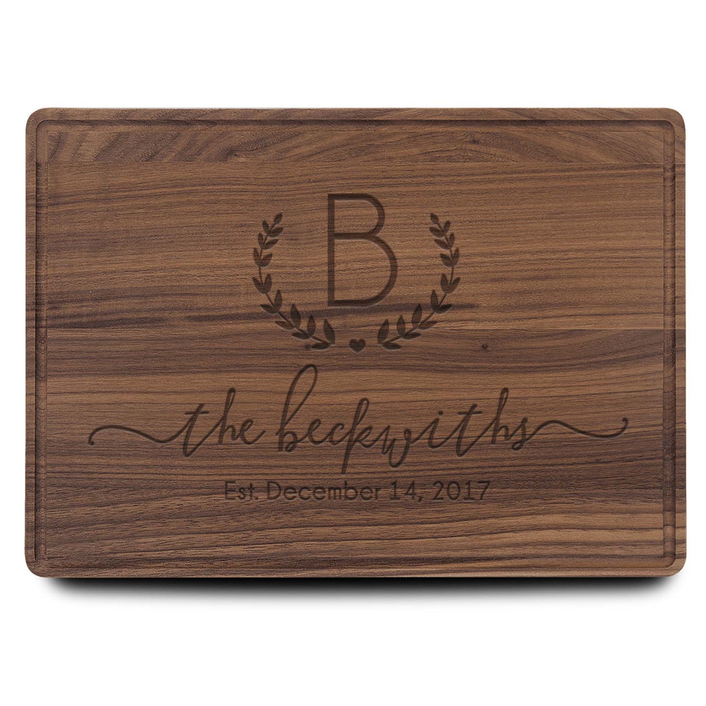 Personalized Cutting Board | Walnut 14" x 10"