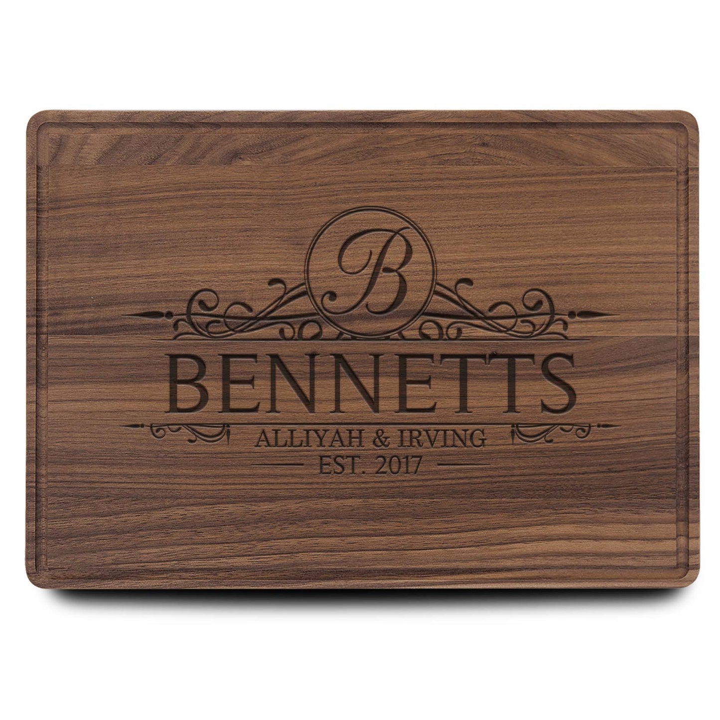 Personalized Cutting Board | Walnut 14" x 10"