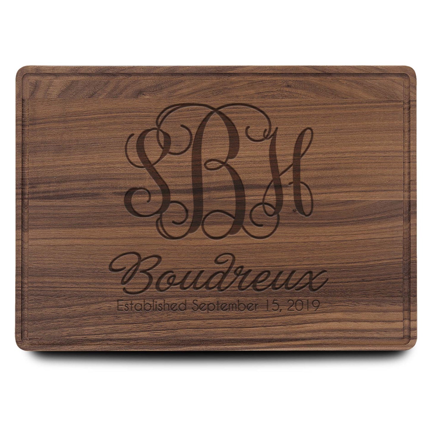 Personalized Cutting Board | Walnut 14" x 10"