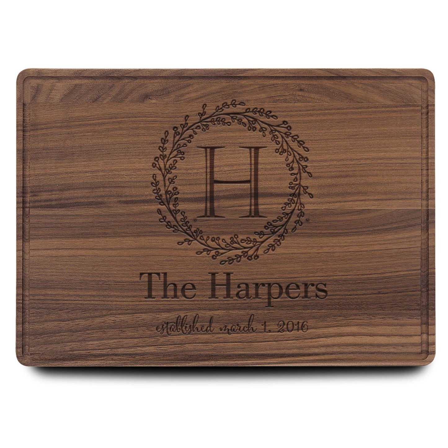 Personalized Cutting Board | Walnut 14" x 10"