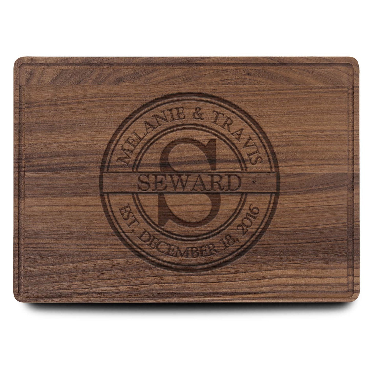 Personalized Cutting Board | Walnut 14" x 10"