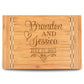 Personalized Cutting Board | Bamboo 15" x 10" Checkered