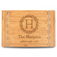 Personalized Cutting Board | Bamboo 15" x 10" Checkered