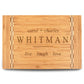 Personalized Cutting Board | Bamboo 15" x 10" Checkered