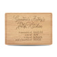 Personalized Cutting Board | Maple 6" x 9"