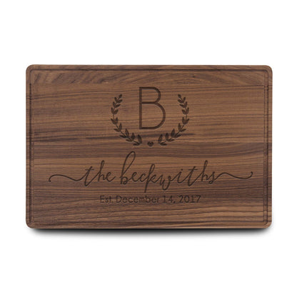 Personalized Cutting Board | Walnut 6" x 9"