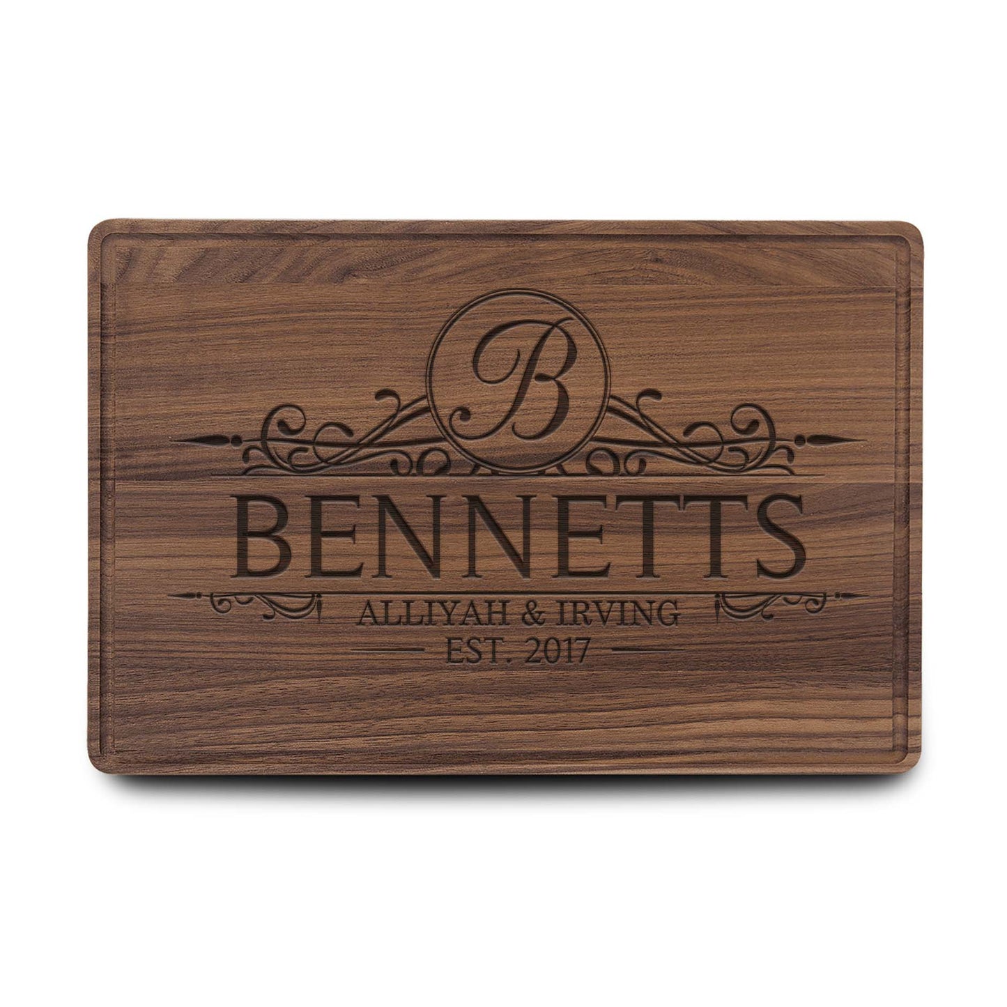 Personalized Cutting Board | Walnut 6" x 9"