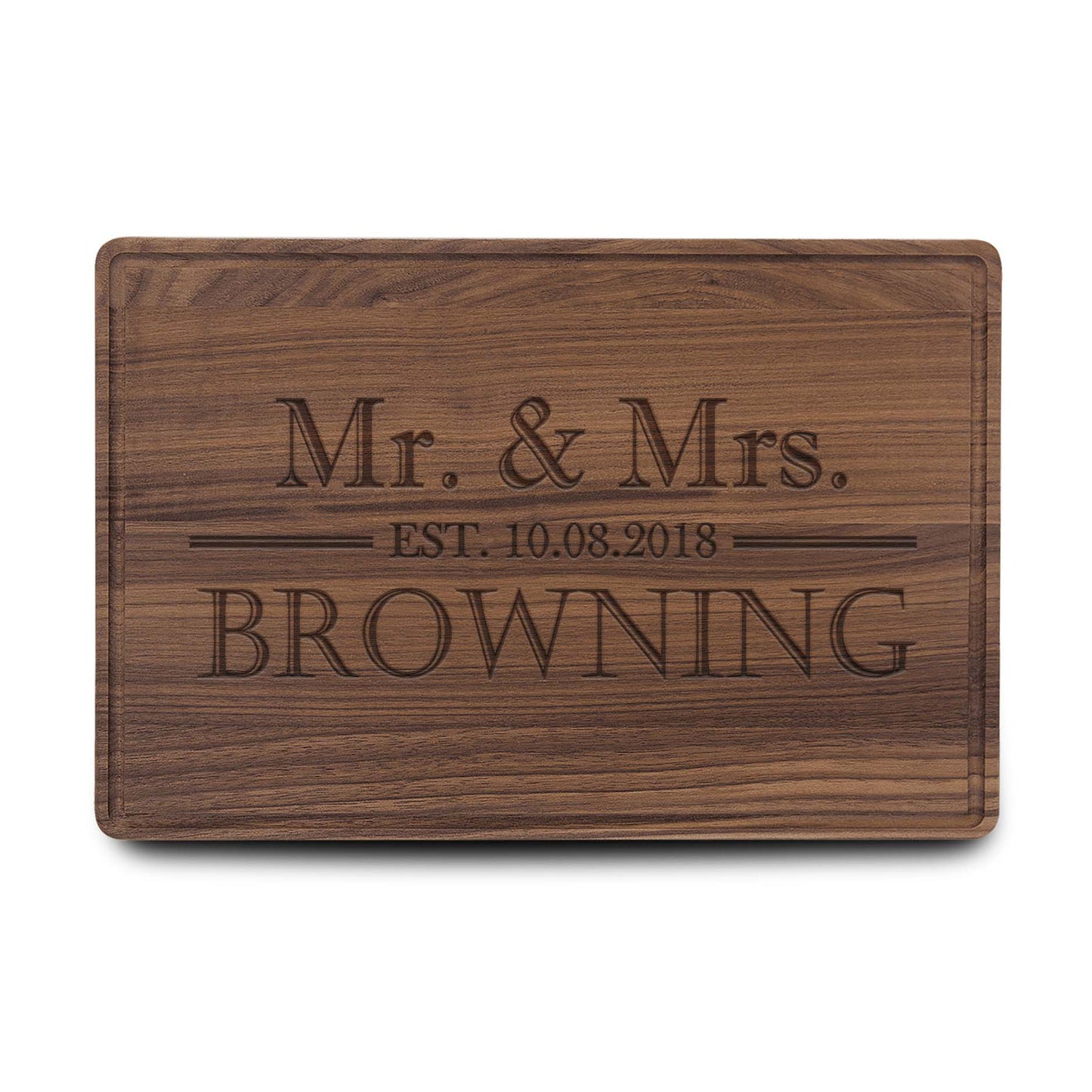 Personalized Cutting Board | Walnut 6" x 9"