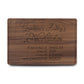 Personalized Cutting Board | Walnut 6" x 9"