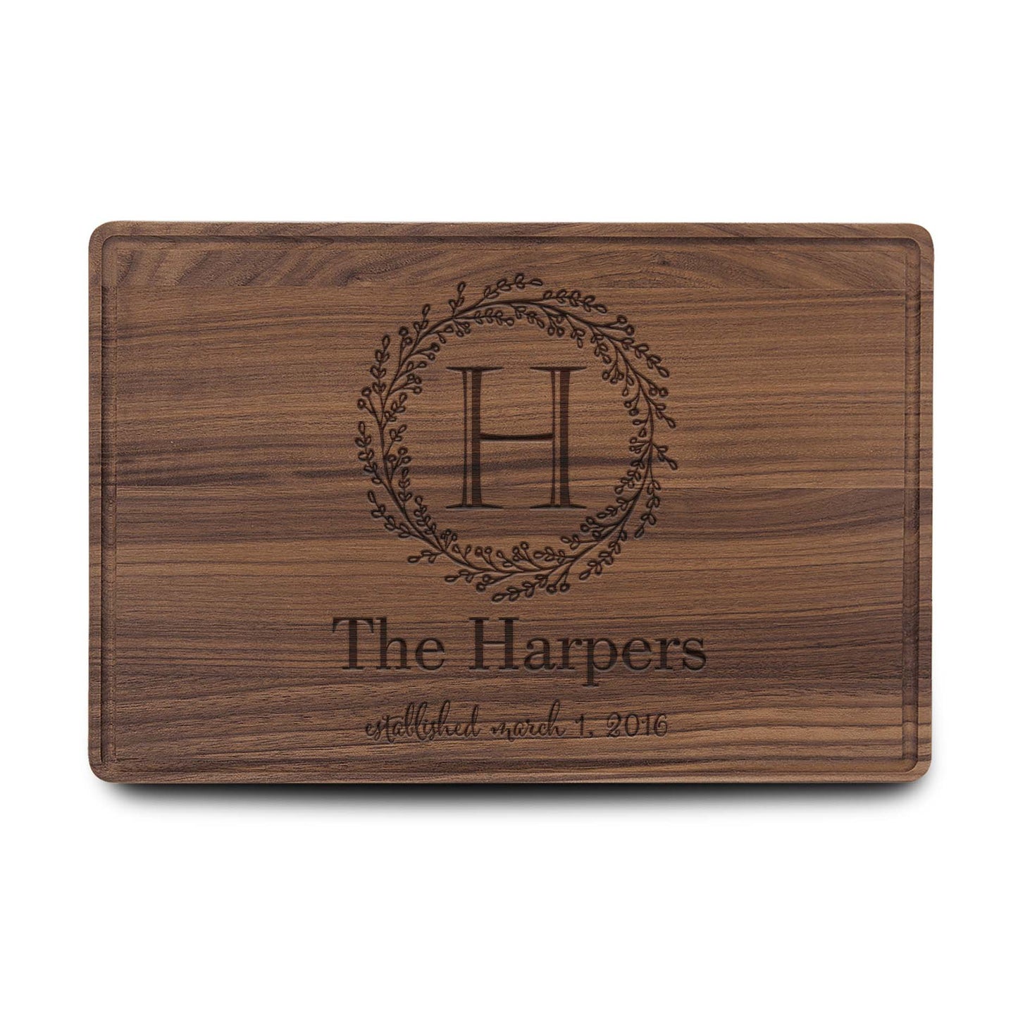 Personalized Cutting Board | Walnut 6" x 9"