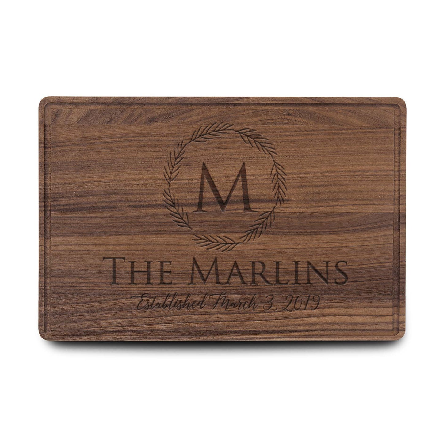 Personalized Cutting Board | Walnut 6" x 9"