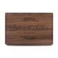 Personalized Cutting Board | Walnut 6" x 9"