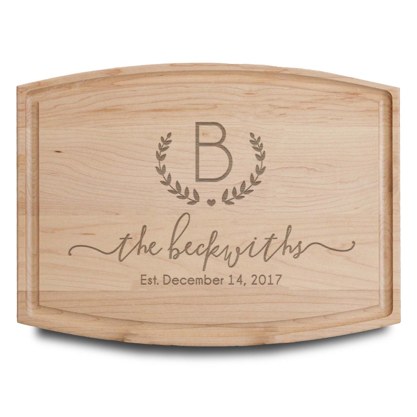 Personalized Cutting Board | Maple Arch 12" x 9"