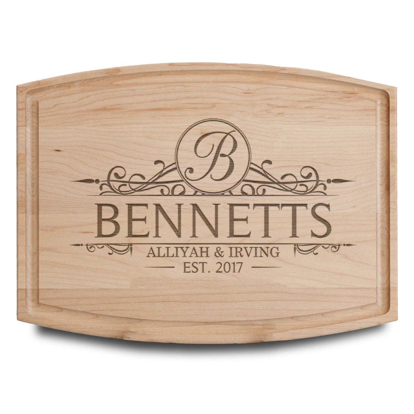 Personalized Cutting Board | Maple Arch 12" x 9"