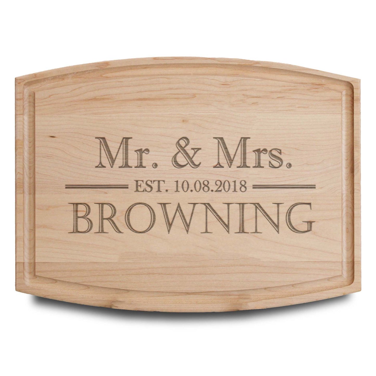 Personalized Cutting Board | Maple Arch 12" x 9"