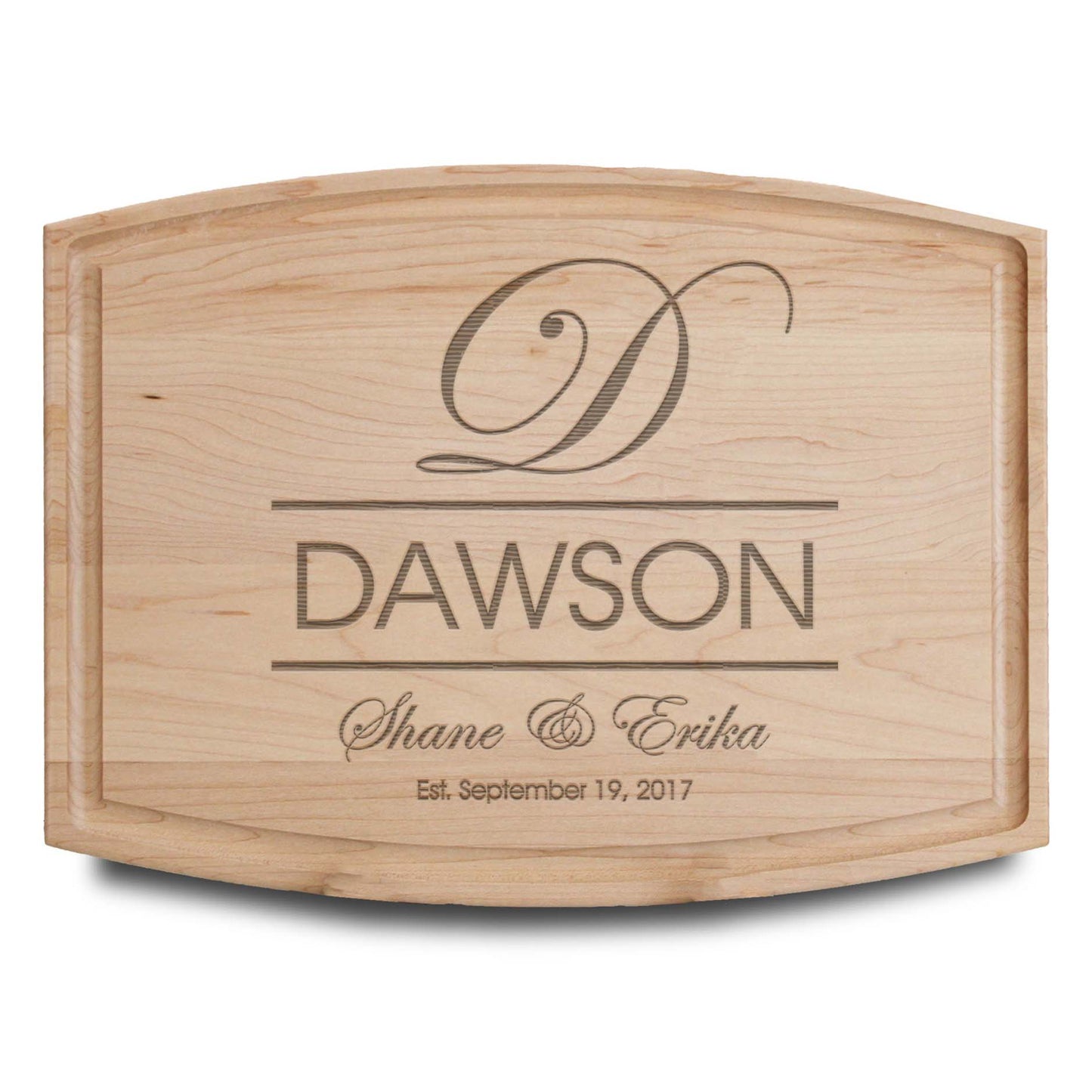 Personalized Cutting Board | Maple Arch 12" x 9"