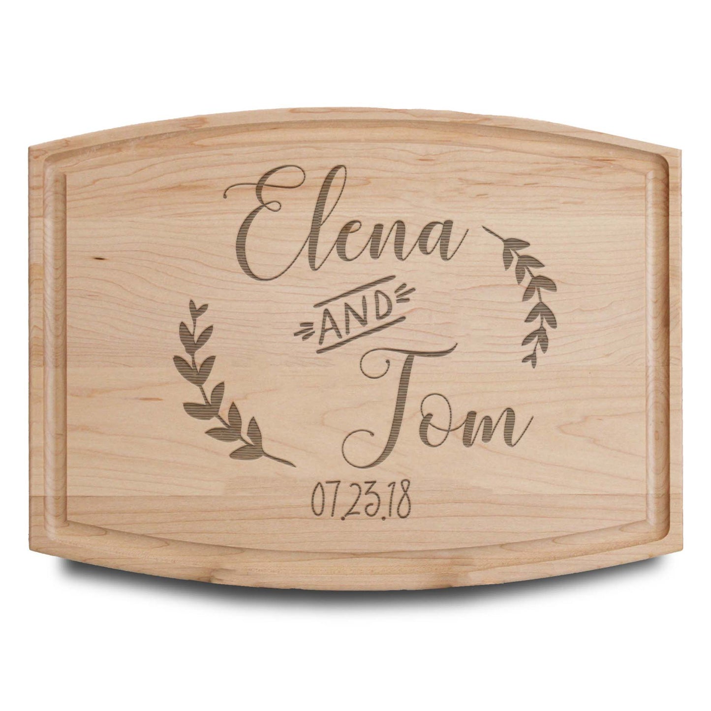 Personalized Cutting Board | Maple Arch 12" x 9"