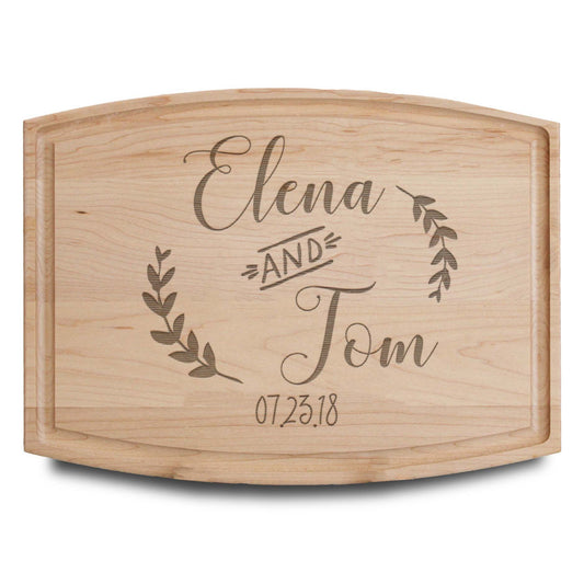 Personalized Cutting Board | Maple Arch 12" x 9"