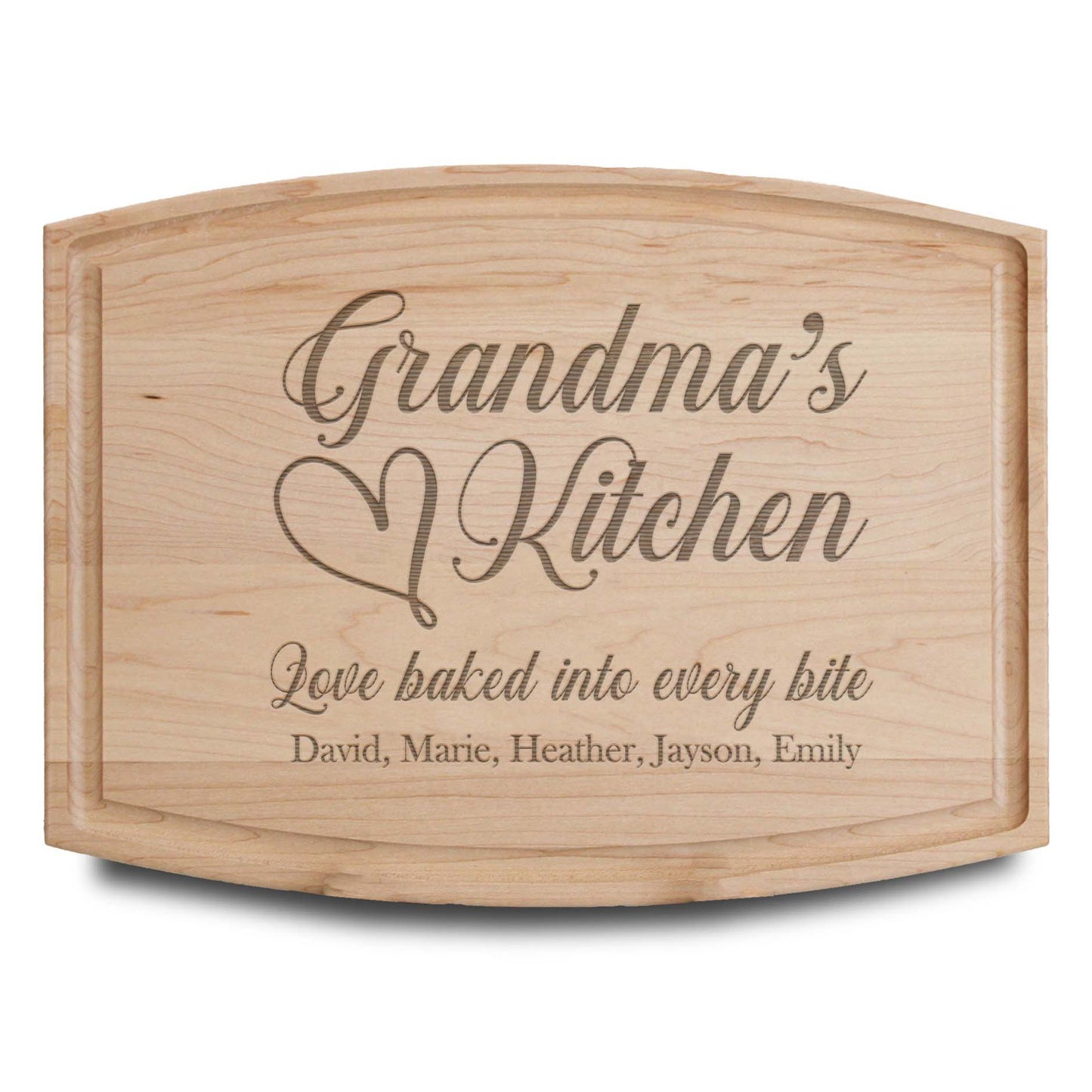 Personalized Cutting Board | Maple Arch 12" x 9"