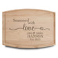 Personalized Cutting Board | Maple Arch 12" x 9"