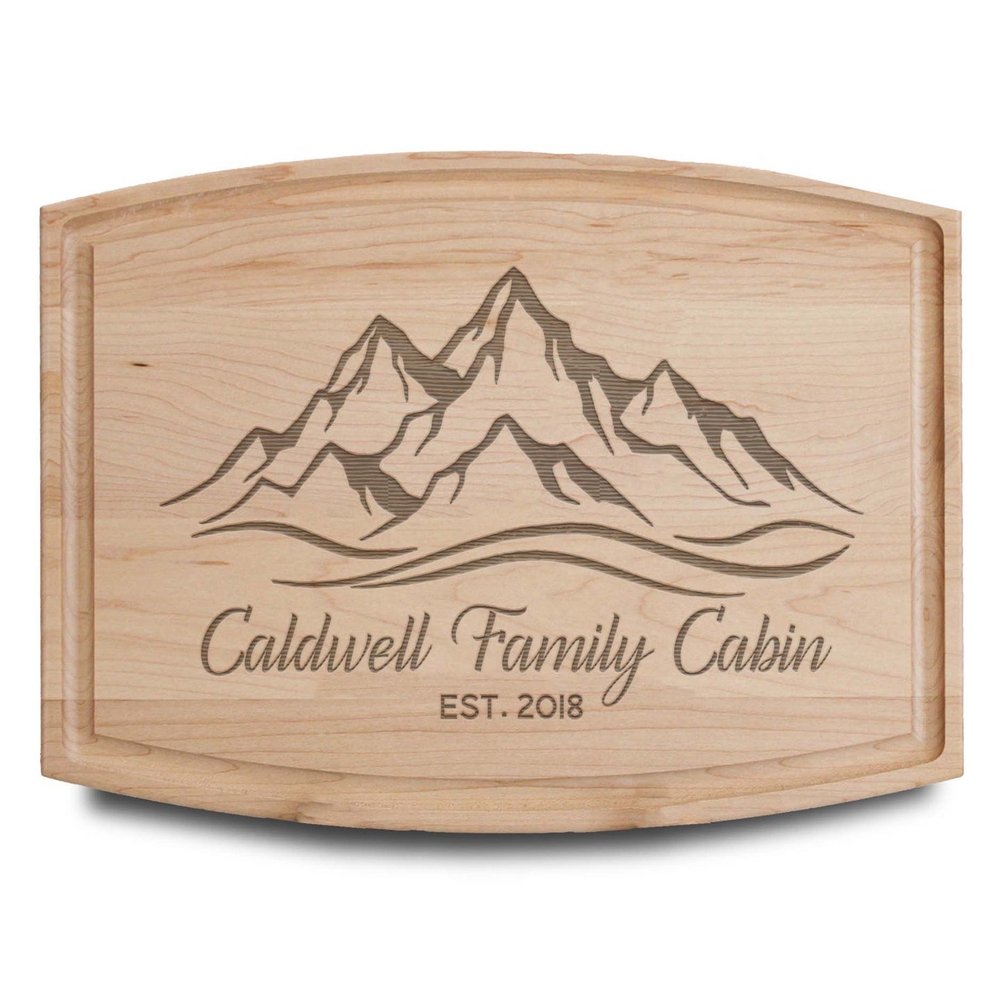 Personalized Cutting Board | Maple Arch 12" x 9"