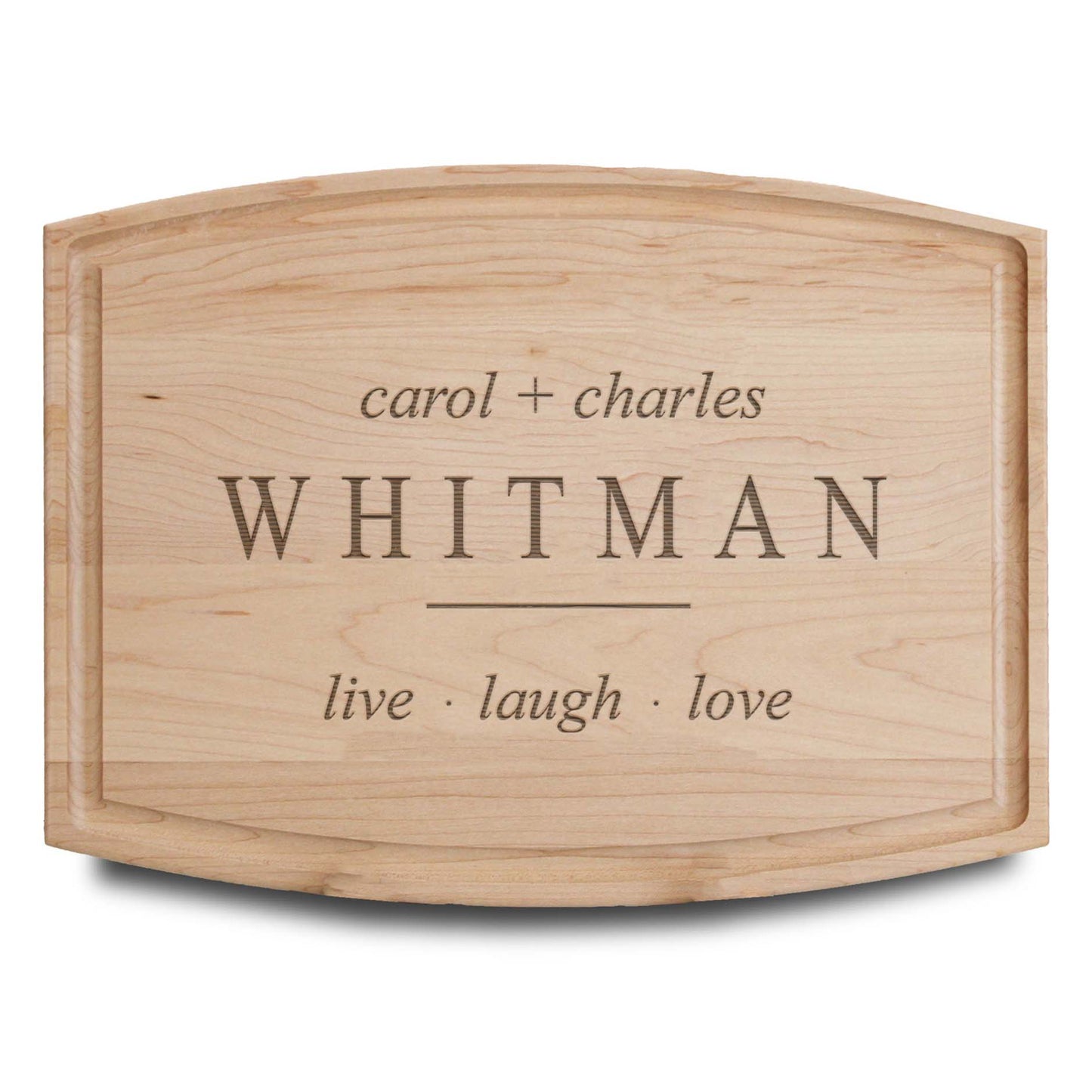 Personalized Cutting Board | Maple Arch 12" x 9"