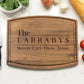 Personalized Cutting Board | Walnut Arch 12" x 9"