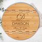 Personalized Cutting Board | Bamboo Round 12" x 12"