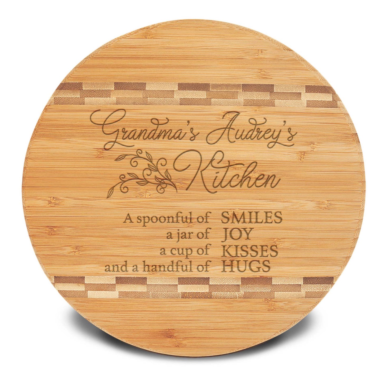 Personalized Cutting Board | Bamboo Round 12" x 12"