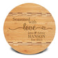 Personalized Cutting Board | Bamboo Round 12" x 12"