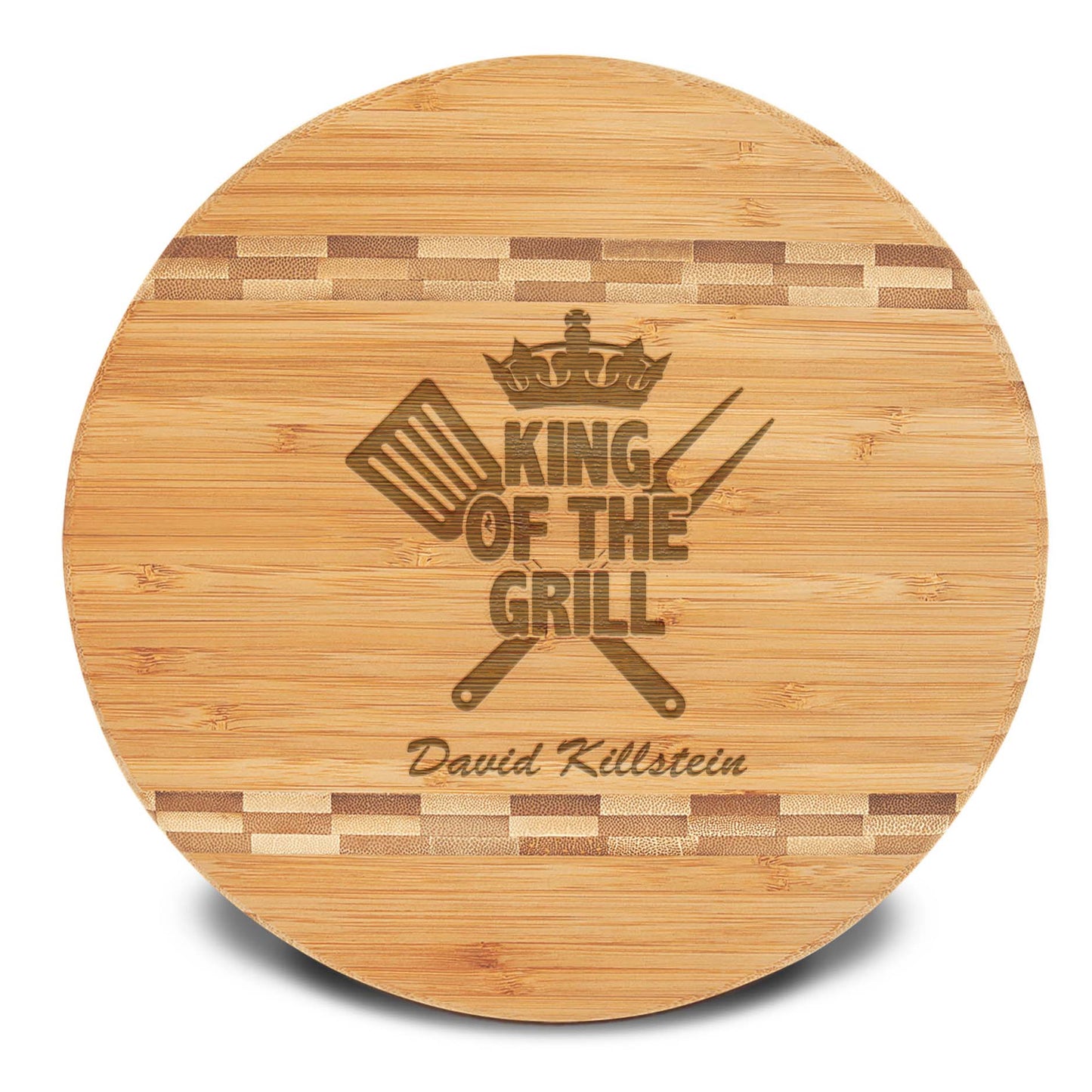 Personalized Cutting Board | Bamboo Round 12" x 12"