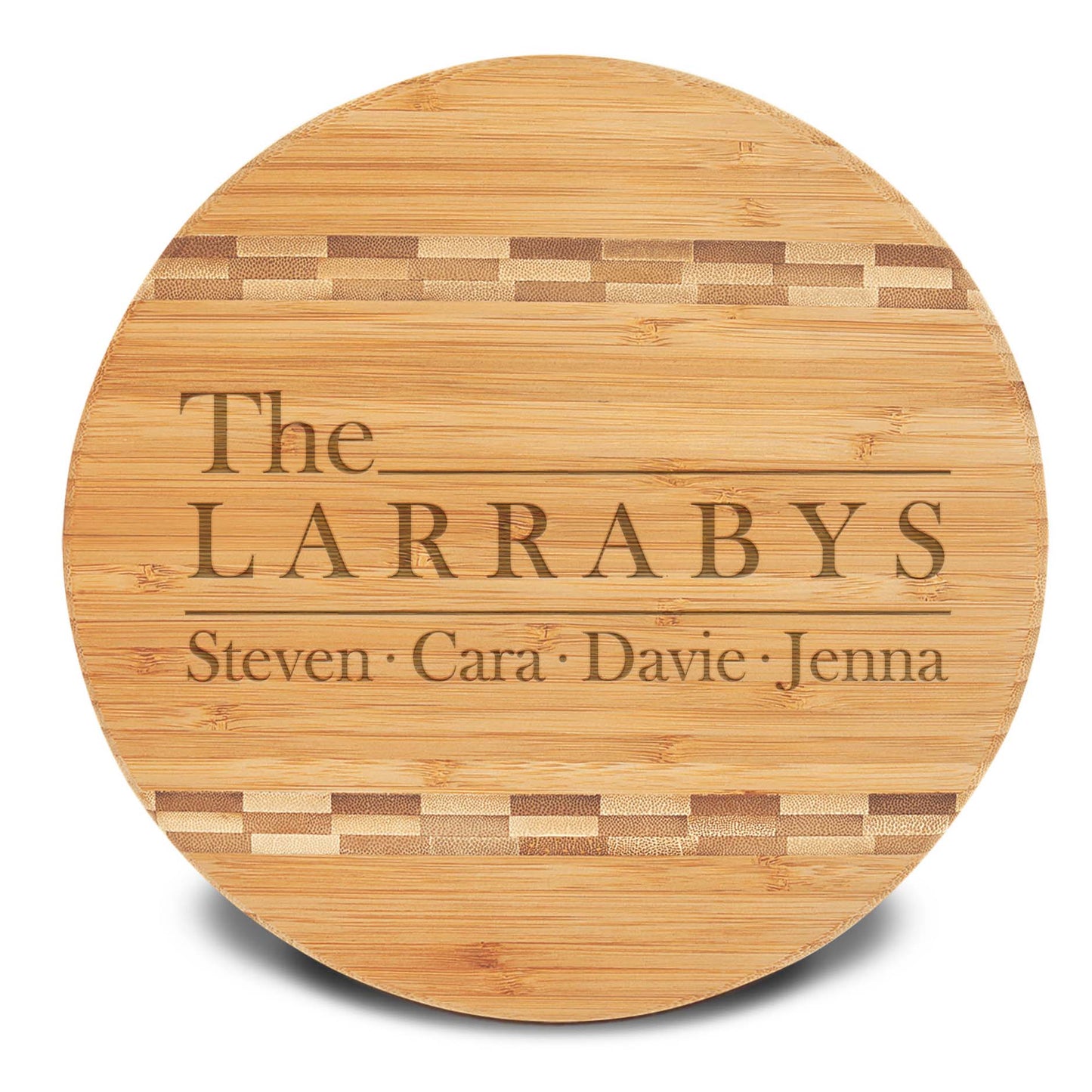 Personalized Cutting Board | Bamboo Round 12" x 12"