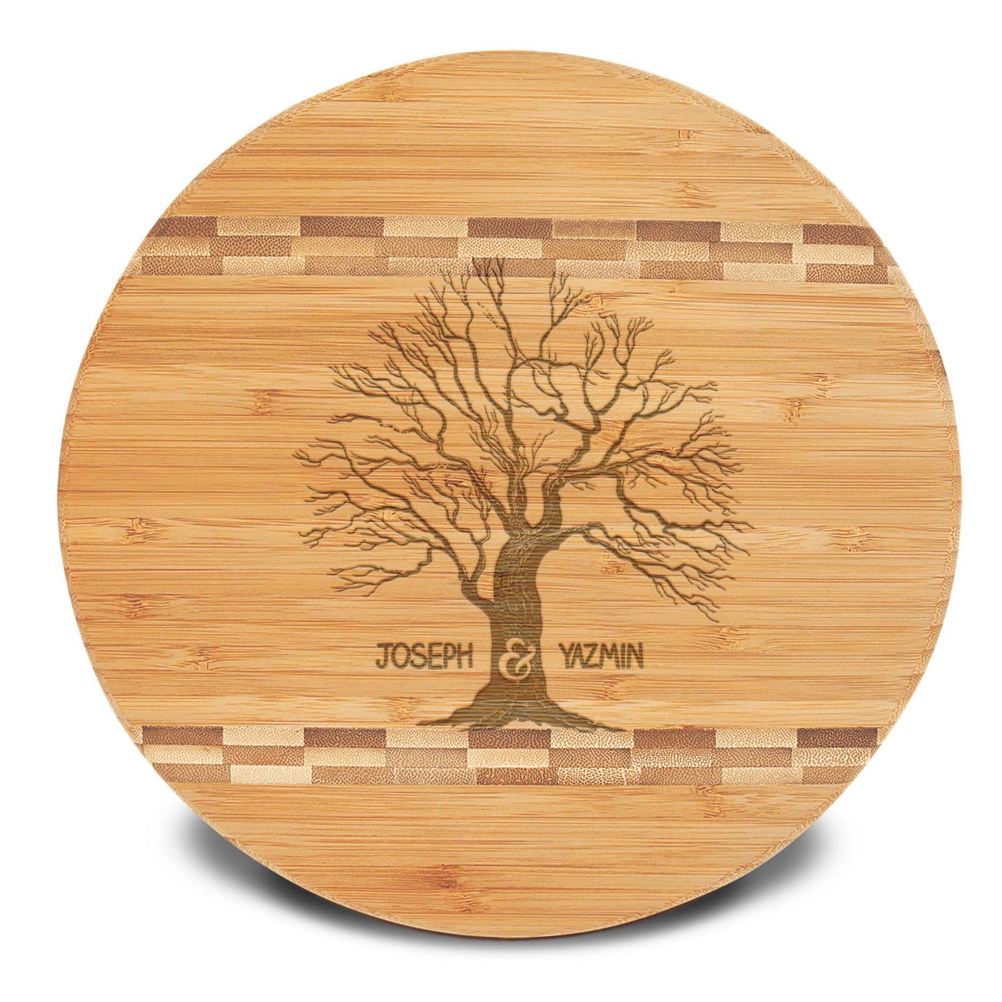 Personalized Cutting Board | Bamboo Round 12" x 12"