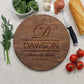 Personalized Cutting Board | Walnut Round 13" x 13"