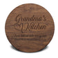 Personalized Cutting Board | Walnut Round 13" x 13"